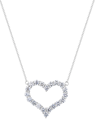 Подвеска Tiffany & Co Diamond Heart 1.96 ct Large Diamond Heart Pendant