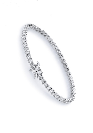 Tiffany & Co Victoria Tennis 6.53 ct Platinum Bracelet