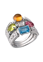 Кольцо Bvlgari Allegra Color Collection 3-Band Ring AN852714