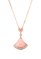 Подвеска Bvlgari Divas’ Dream Pink Opal Rose gold 354340