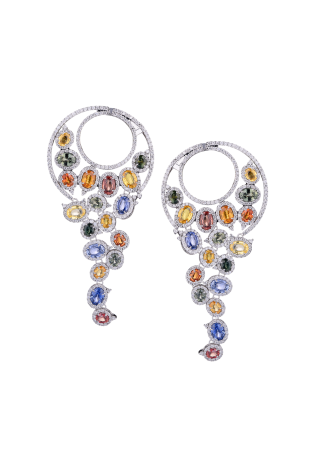 Серьги Jacob&Co Cascata Collection Diamond Earrings 91432681