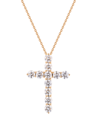 Крест Tiffany & Co Cross Rose Gold Large 2.00 ct