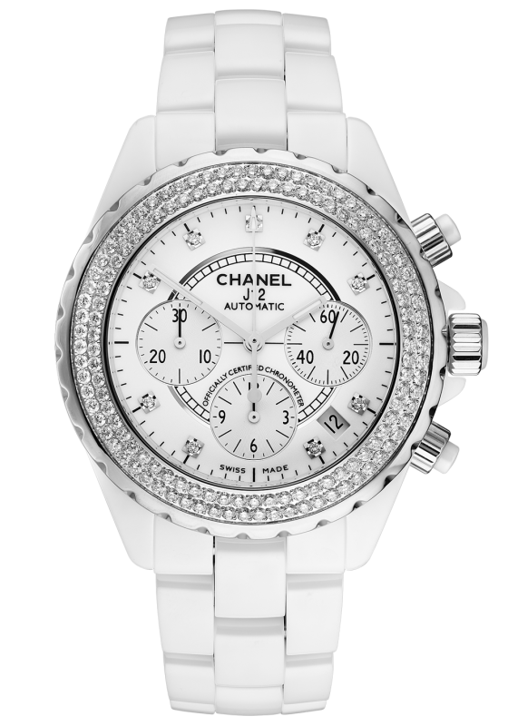 Chanel J12 White Ceramic Chronograph 41 mm H1008